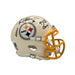 Rocky Bleier Signed Pittsburgh Steelers Retro Mini Helmet with "4X SB Champs"