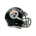 Rocky Bleier Signed Pittsburgh Steelers Throwback Speed Mini Helmet with "SB IX X XIII XIV"