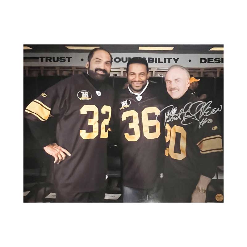 Jerome Bettis Signed Over Brian Urlacher Color 16x20 Photo — TSEShop