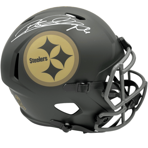 Rod Woodson Signed Pittsburgh Steelers Full Size 2025 Salute to Service Speed Replica Helmet