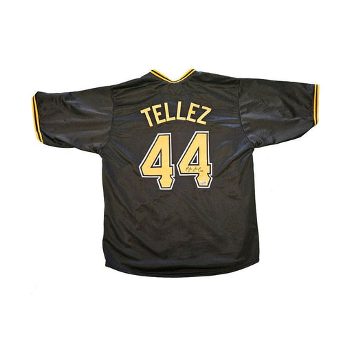 Rowdy Tellez Signed Custom Black Baseball Jersey