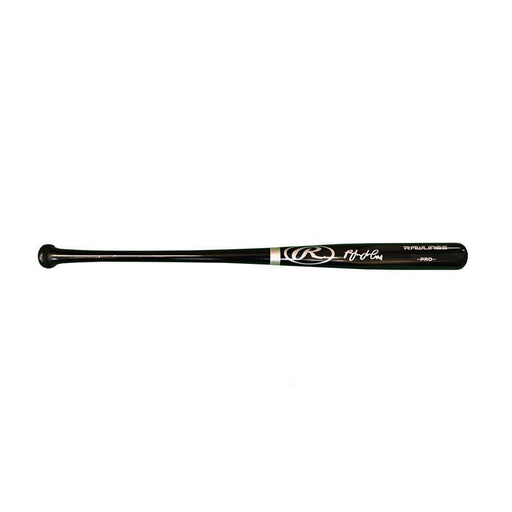 Rowdy Tellez Signed Official Rawlings Black Baseball Bat