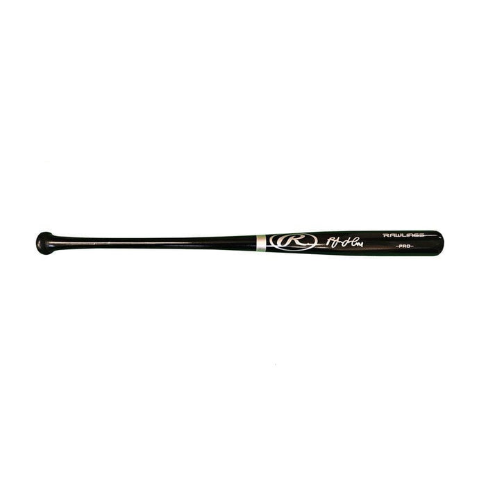 Rowdy Tellez Signed Official Rawlings Black Baseball Bat