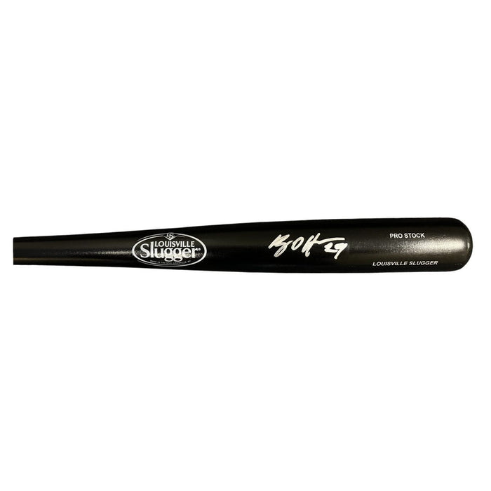 Ryan O'Hearn Signed Louisville Slugger Black Baseball Bat
