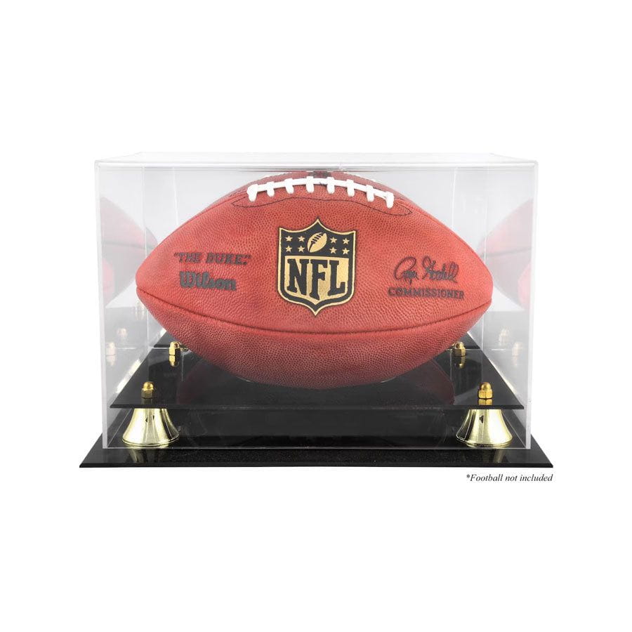 Single Football Golden Classic Display Case — TSEShop