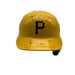Spencer Horwitz Signed PIttsburgh Pirates Gold FS Batting Helmet with "Lets Go Bucs"