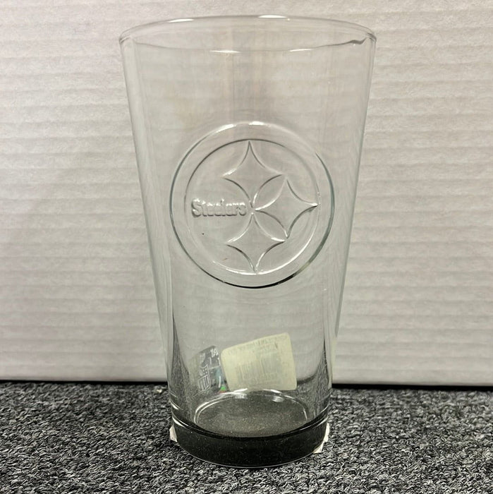 Steelers Embossed Logo Pint Glass