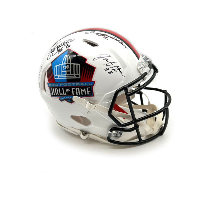 Alan Faneca Signed Hall of Fame Speed Mini Helmet with HOF 21 — TSEShop