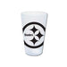 Steelers Icicle 16 oz. Silicone Unbreakable Black Pint Glass