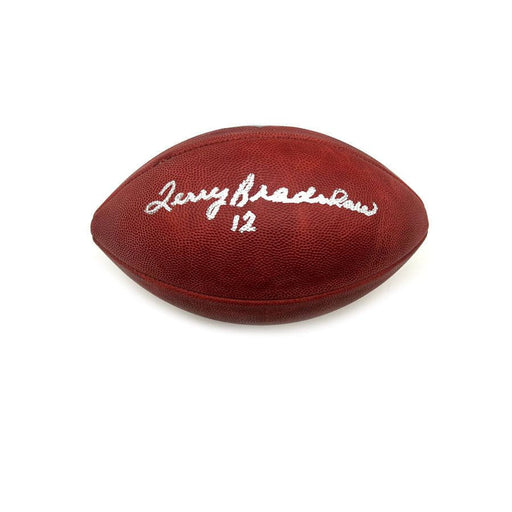 Terry Bradshaw Signed Insctibed Tri Star Football-Official at