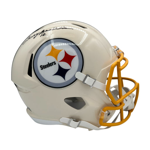 Terry Bradshaw Signed Pittsburgh Steelers Full Size Retro Replica Helmet