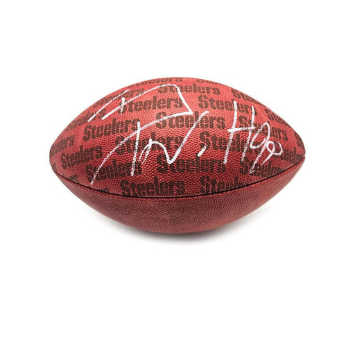 TJ Watt Signed Pittsburgh Steelers Authentic Wilson Showcase Duke Pro Football