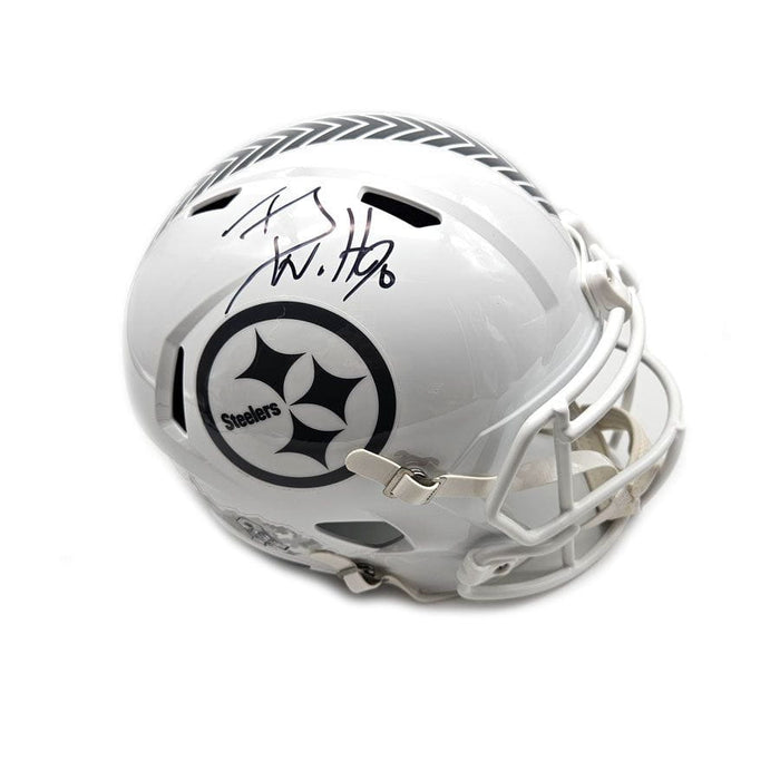 TJ Watt Signed Pittsburgh Steelers Full Sized 2024 Salute to Service Replica Helmet