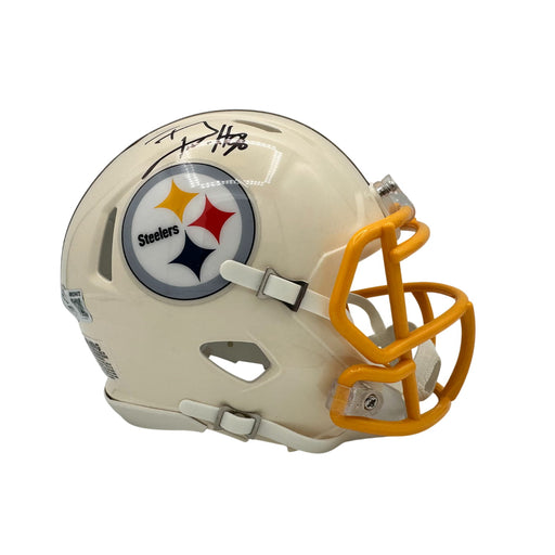 TJ Watt Signed Pittsburgh Steelers Retro Mini Helmet