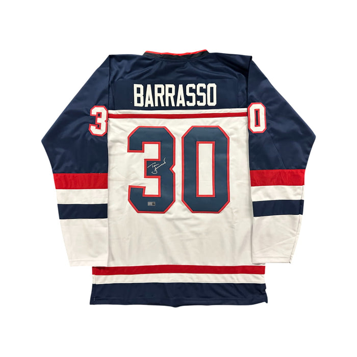 Tom Barrasso Signed Custom Team USA Hockey Jersey