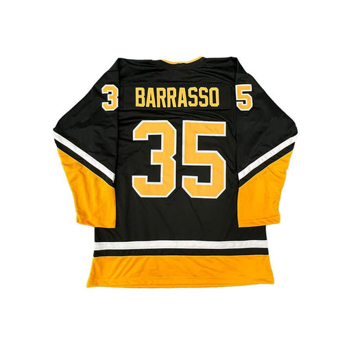 Tom Barrasso Unsigned Custom Black Home Jersey