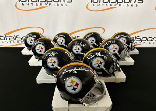 Total Sports Enterprises Autographed TWO ROUND Hall of Fame Jersey & Mini Helmet Draft!