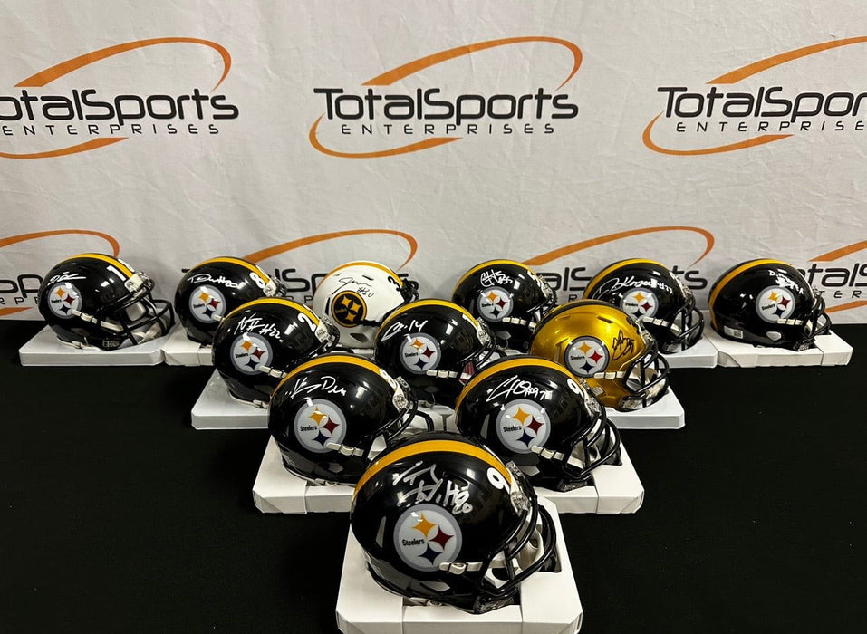 Total Sports Enterprises Autographed TWO ROUND Jersey & Mini Helmet Draft!