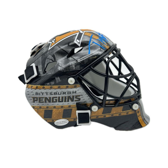 Tristan Jarry Signed Pittsburgh Penguins Full Size Goalie Helmet