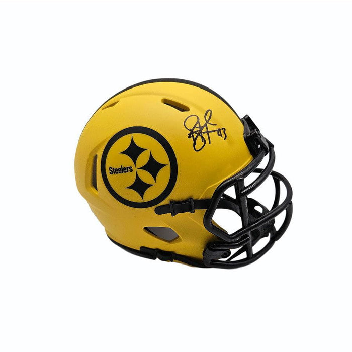 Troy Polamalu Signed Pittsburgh Steelers RAVE Mini Helmet