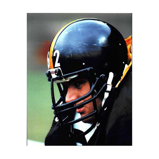 Tunch Ilkin in Black Close Up In Helm. Unsigned 8x10 Photo