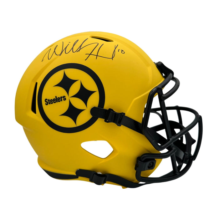 Will Howard Signed Pittsburgh Steelers Full Size Rave Replica Helmet