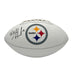 Will Howard Signed Pittsburgh Steelers White Logo Football