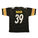 Willie Parker Signed Custom Black Football Jersey
