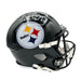 Willie Parker Signed Pittsburgh Steelers Full Size Speed Replica Helmet with SB XL 75 YD TD