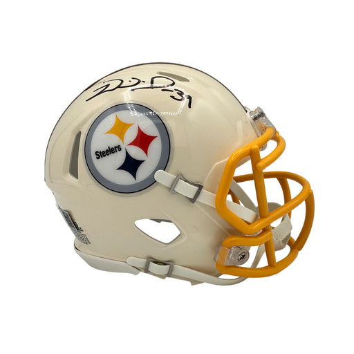Willie Parker Signed Pittsburgh Steelers Retro Mini Helmet