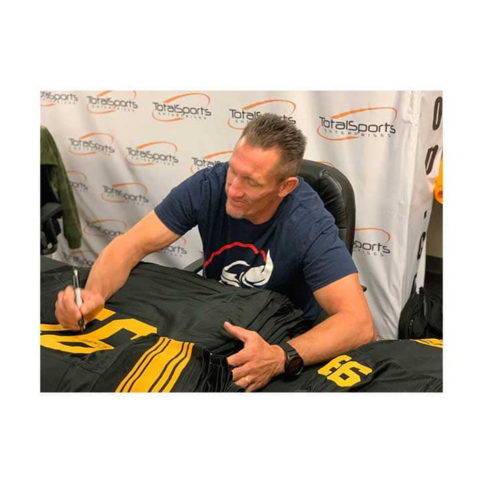 Mike Wagner Signed Custom Alternate Football Jersey with 4X SB Champs