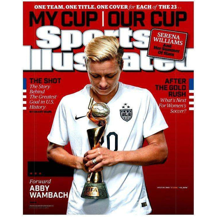 Abby Wambach Unsigned Sports Illustrated Cover Photo 8x10 Photo (2015)