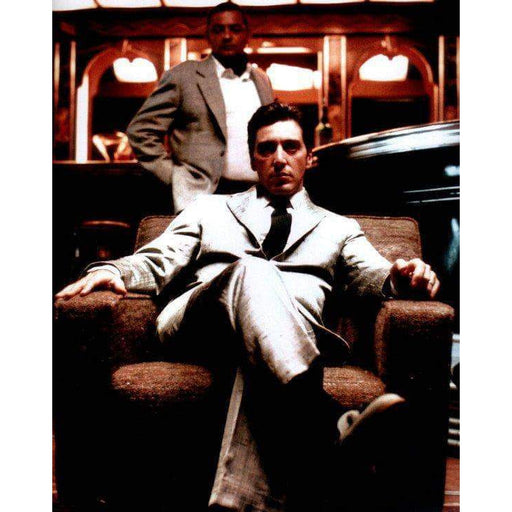 Al Pacino Scarface In Chair Unsigned 8x10 Photo