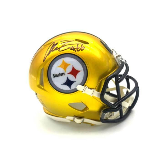 Alan Faneca Signed Pittsburgh Steelers FLASH Mini Helmet
