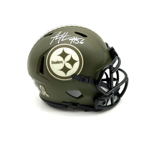 Alex Highsmith Signed Pittsburgh Steelers Salute to Service Mini Helmet