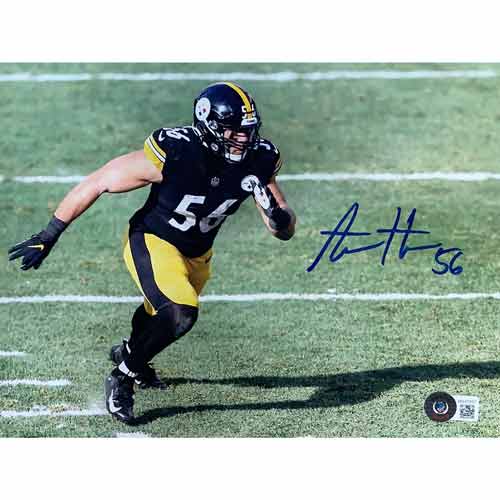 Kenny Pickett Signed About to Throw in Blue 11x14 Photo — TSEShop