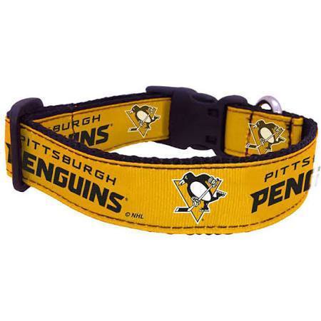 All Star Dogs Pittsburgh Penguins Team Logo Pet Collar Small