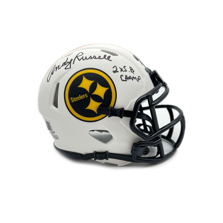 Jack Ham Autographed Pittsburgh Steelers Salute to Service Mini Helmet  Beckett