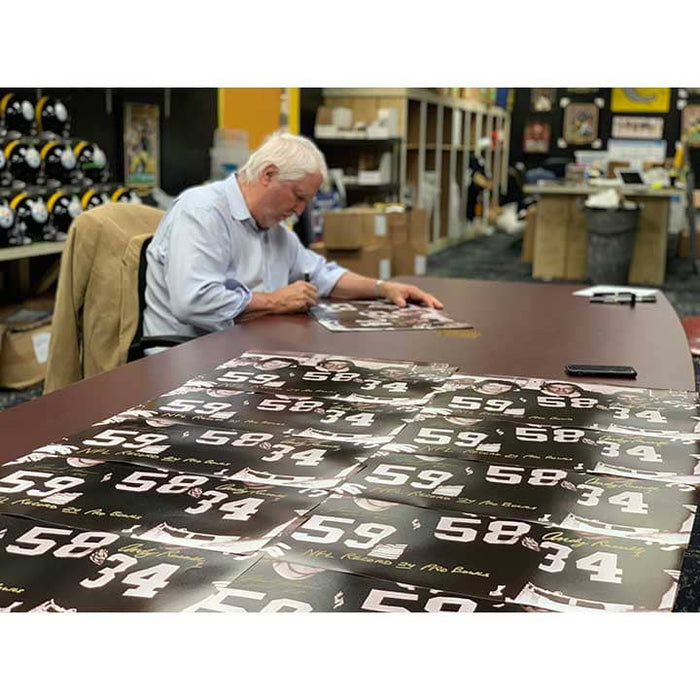 Andy Russell Signed Close-Up 16X20 Photo With 2X Sb Champs