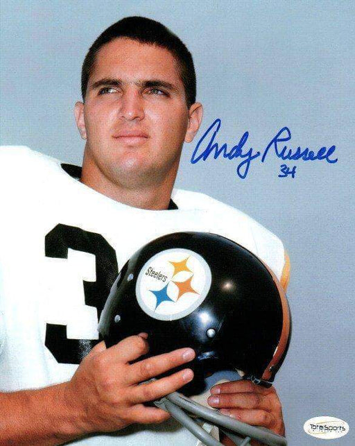 Andy Russell No. 34 Pittsburgh Steelers Football 8x10 Color Photo