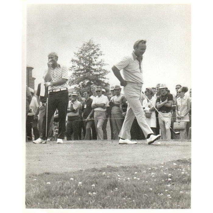 Arnold Palmer And Jack Nicklaus On The Tee Unsigned Old Time Photo