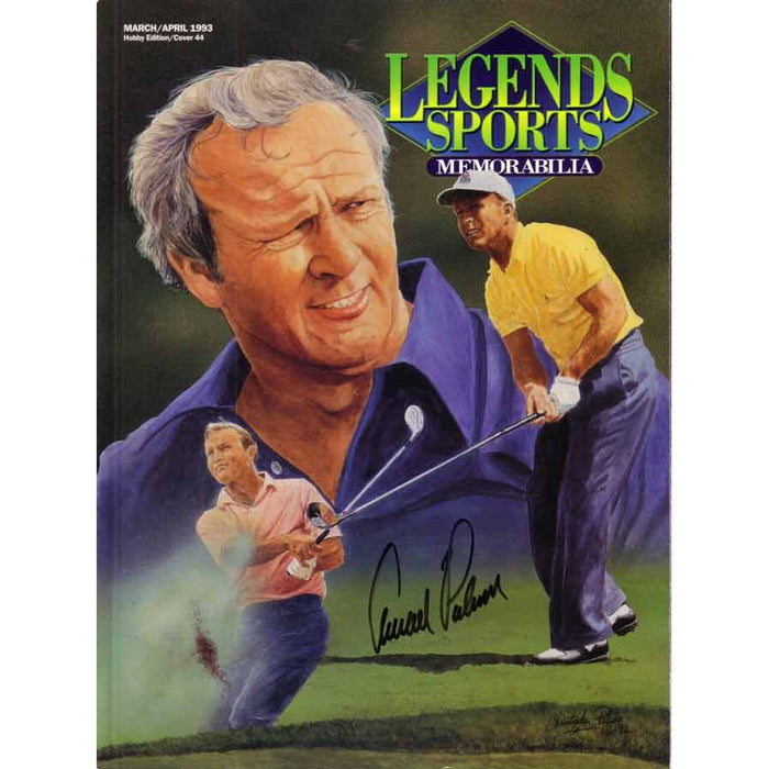 Arnold Palmer Signed Legends Sports Magazine