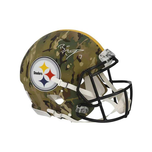 Ben Roethlisberger Signed Pittsburgh Steelers Full Size Authentic CAMO Speed Helmet