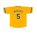 Bill Madlock Autographed Custom Gold Baseball Jersey