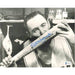 Bill Mazeroski Autographed Kissing Bat 8X10 Photo (Elec Blue Ink)