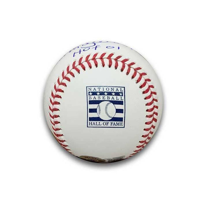 Bill Mazeroski Autographed Official MLB Hall of Fame Baseball Inscribed 'HOF 01'