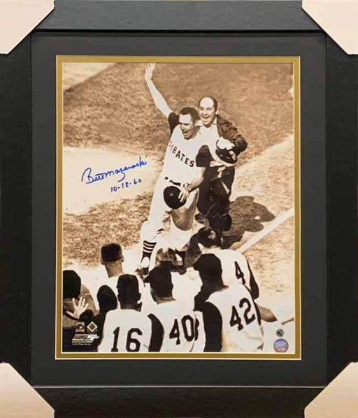 Bill Mazeroski Autographed Pre-Mobbed 16X20 Photo With 10-13-60 (No Nameplate) - Professionally Framed