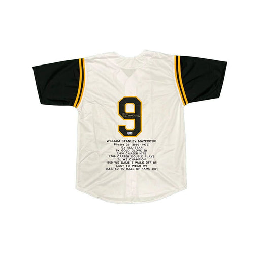 Andy Van Slyke Signed Pittsburgh White Baseball Jersey JSA 