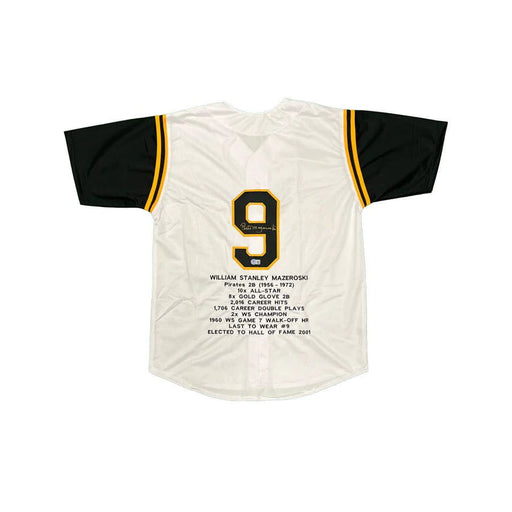 Bill Mazeroski Pittsburgh Pirates Fanatics Authentic Autographed Mitchell &  Ness White Authentic Jersey with Multiple Inscriptions