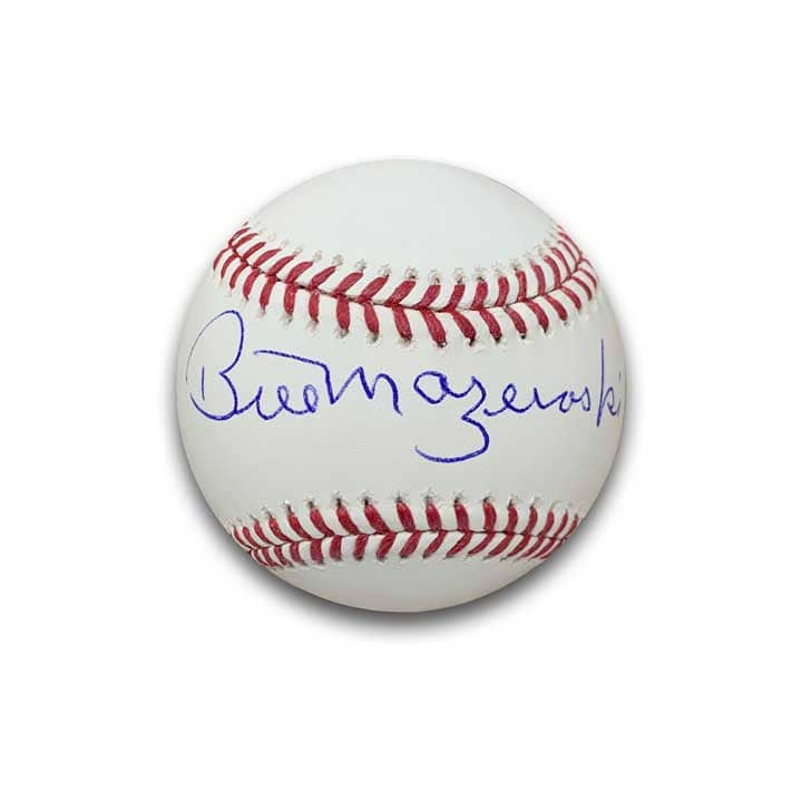 Bill Mazeroski Autographed& Inscribed Baseball LSM COA